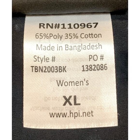 Taco Bell 3/4 Sleeve Employee Button Up Shirt Black Women's Size XL All Over - Picture 7 of 11